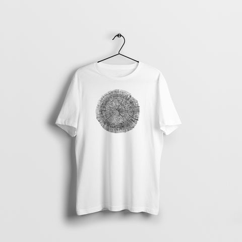 Unisex white shirt  - nature