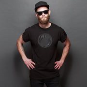 Unisex Urban black T-shirt Time Tunnel