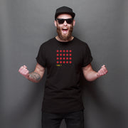 Unisex Urban black T-shirt - Dots