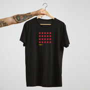 Unisex Urban black T-shirt - Dots